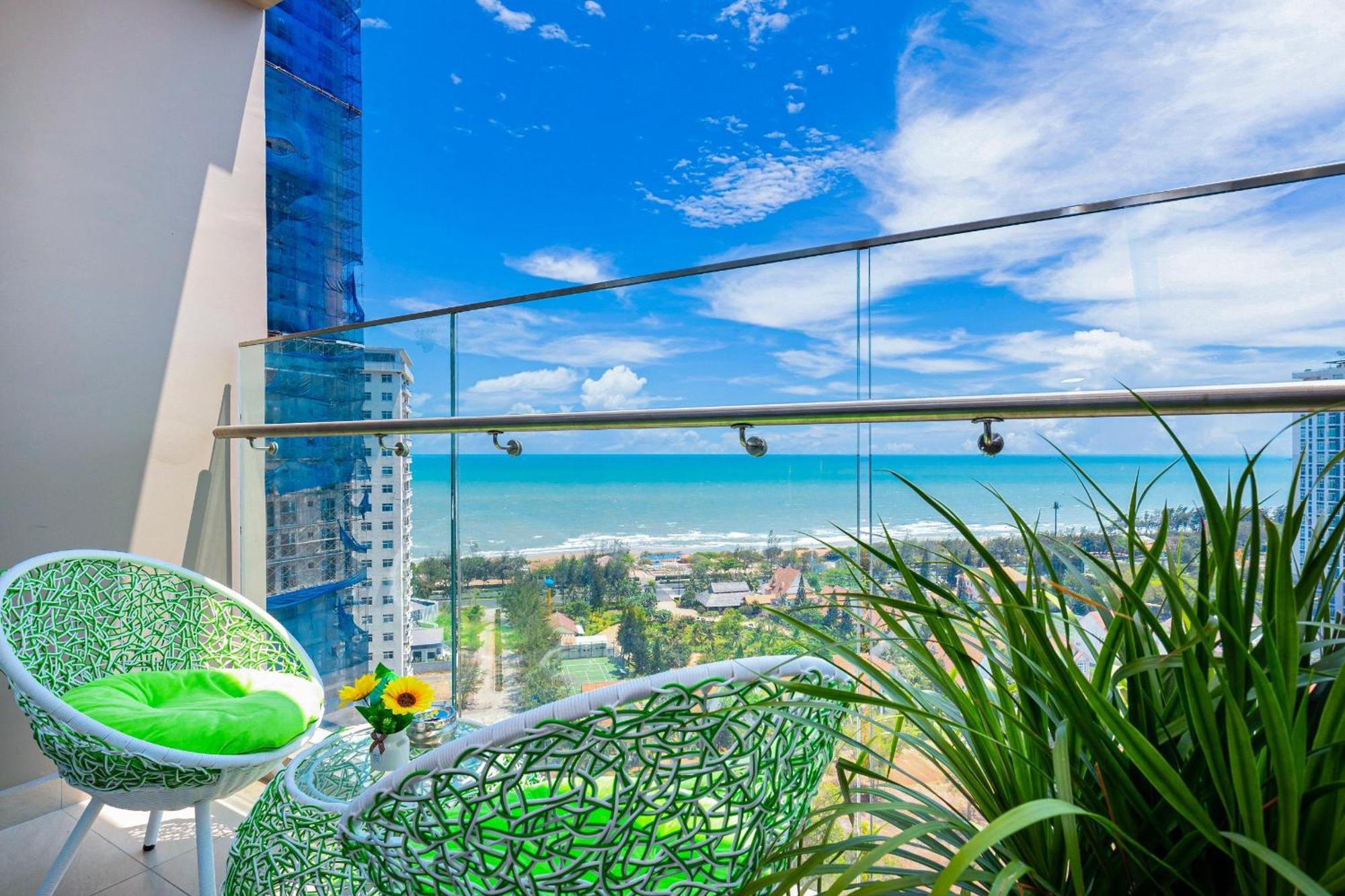 The Song Apartment Condotel 5 Sao - Ruby Villa Homestay -Can Ho Bien Vung Tau Eksteriør bilde